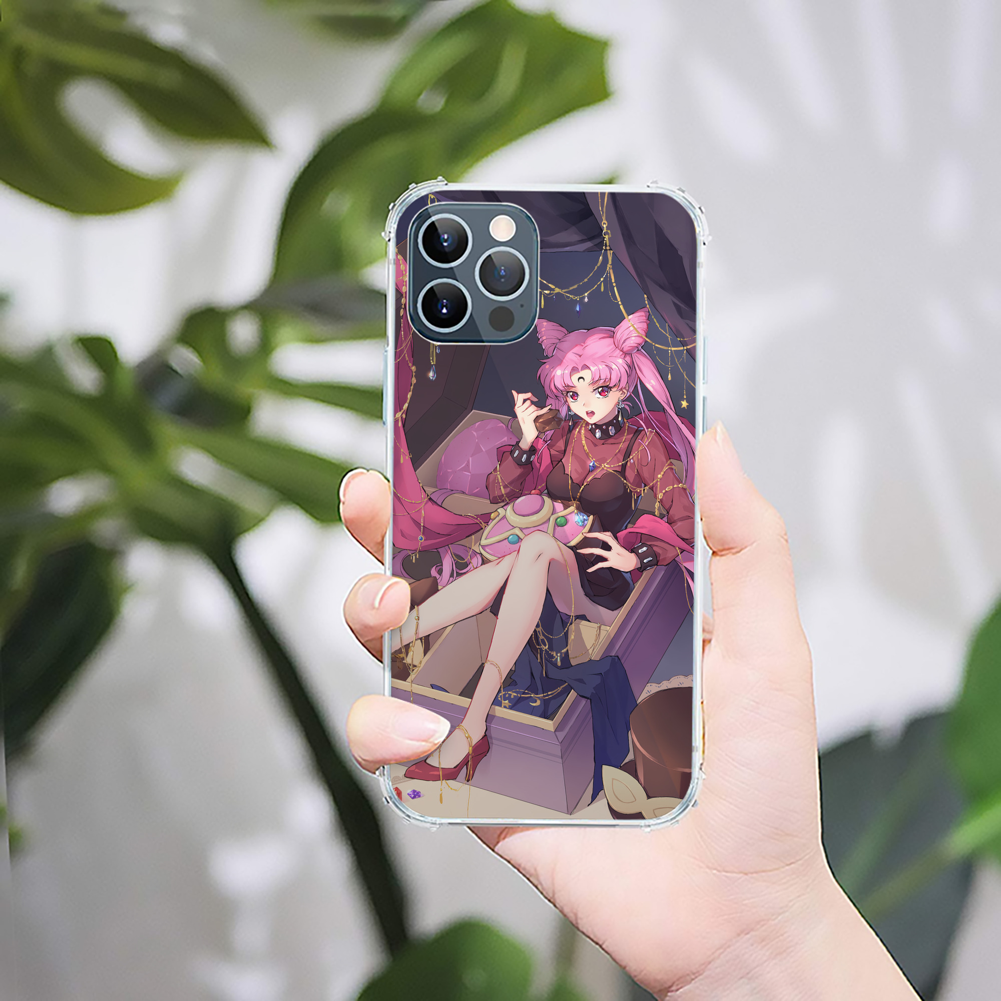 （画像用） 美少女戦士セーラームーン Sailor Moon 【iPhone 12シリーズ対応】透明スマホケース（クリアソフトケース）